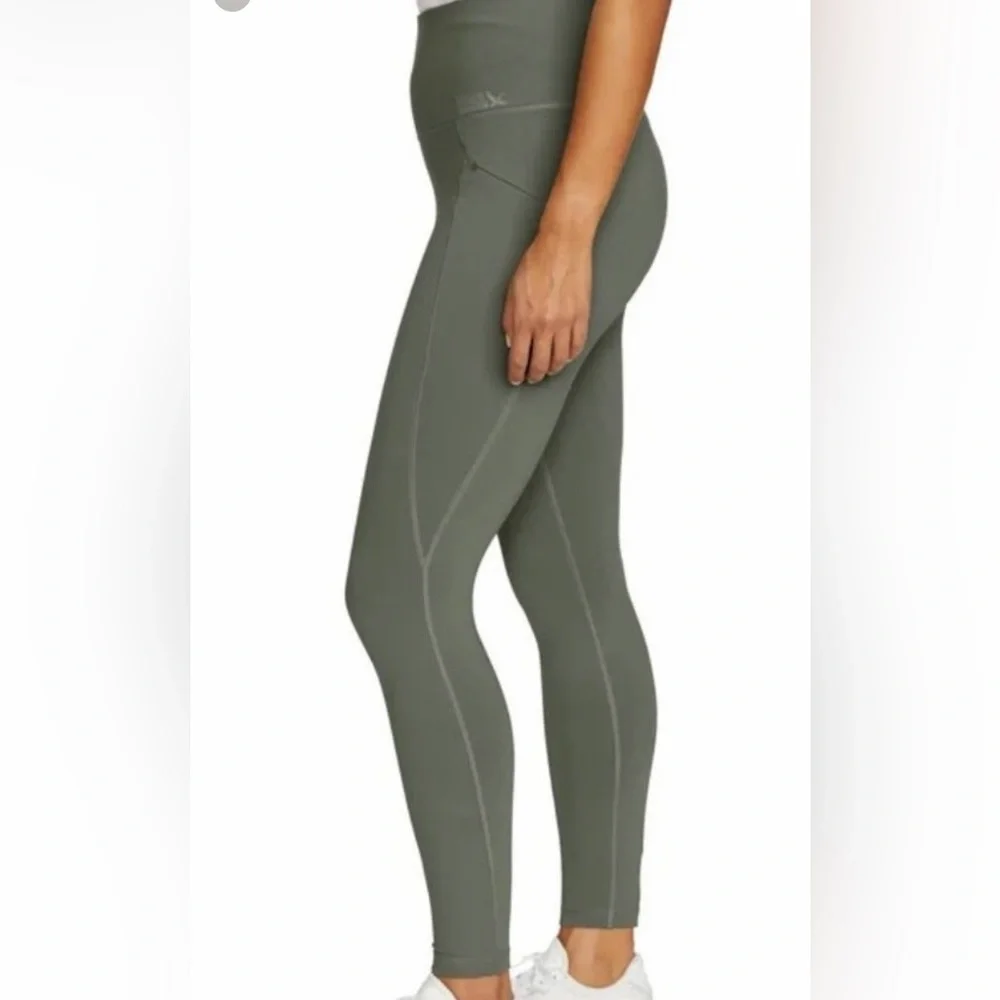 Eddie Bauer Sage Green Trail Tights Pants - Picture 2 of 5